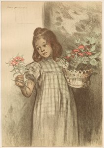 Bouquetiere, veröffentlicht 1899 von Firmin Bouisset