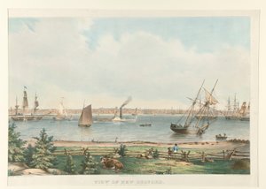 Ansicht von New Bedford. Vom Fort in der Nähe von Fairhaven