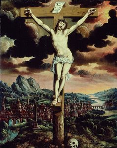 Christus am Kreuz von Flemish