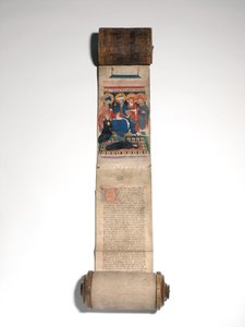 Totenbuch der Abtei Saint Bavo von Flemish School