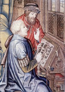 Davids Vorhang (Detail), Faksimile aus dem Wandteppich der Brüsseler Schule (1510-1515)