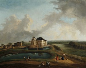 Flämisches Schloss von Flemish School