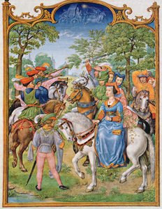 Fol 5v Der Monat Mai: Fest der Bäume, aus dem Breviarium Grimani, ca. 1515 von Flemish School