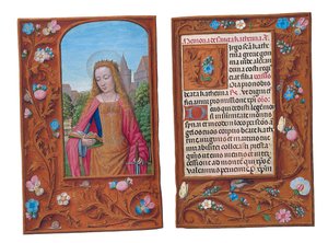 Folios aus dem Rothschild-Stundenbuch, Gent oder Brügge, ca. 1505