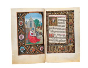 Folios aus dem Rothschild-Stundenbuch, Gent oder Brügge von Flemish School