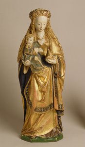 Madonna mit Kind, Schule von Mechelen, um 1500 von Flemish School
