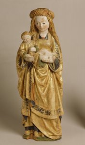 Madonna mit Kind, Schule von Mechelen, um 1500 von Flemish School