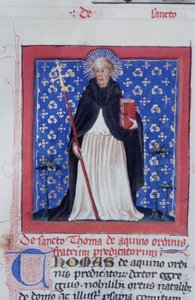 Seite aus der Legenda Aurea, Brügge, ca. 1400-10