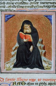 Seite aus der Legenda Aurea, Brügge, ca. 1400-10