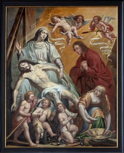 Gemälde, Pietà, flämische Schule