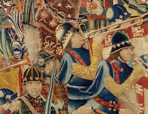 Serie Eroberungen von König Alfons I. von Portugal (Conquistas de Alfonso V de Portugal). Einnahme von Arcila (Toma de Arcila, Asalto de Arcila, De inname van Arzila). Tournai.