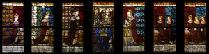 Königliche Familie von Edward IV in situ, ca. 1480 (Buntglas)