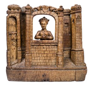 Heilige Barbara in ihrem Turm