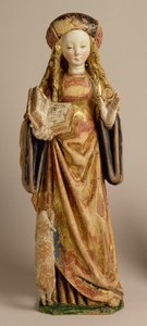 St. Agnes, Schule von Mechelen, um 1500 von Flemish School