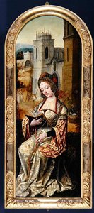 St. Barbara, frühes 16. Jahrhundert von Flemish School