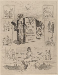 Frontispiz: Der Abschaum der Gesellschaft Las bas-fonds de la societe von Félicien Rops