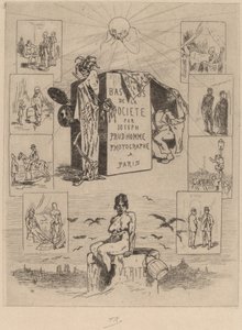 Frontispiz: Der Abschaum der Gesellschaft, 1864 von Félicien Rops