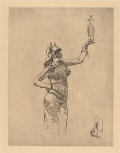 Der Falkner La fauconniere von Félicien Rops