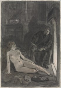 Winterabend von Félicien Rops