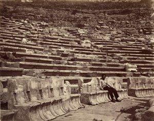 Innenraum, Theater des Dionysos, Athen