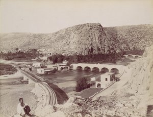 Les ponts du fleurs du chien von Félix Bonfils