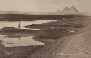 Pyramiden von Gizeh, ca. 1900