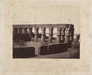 Restanten van de Luxortempel von Félix Bonfils