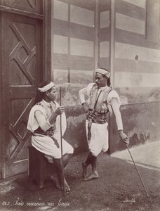 Sais-Läufer in Kairo, 1870er Jahre