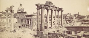Das Forum Romanum, ca. 1870er Jahre von Félix Bonfils