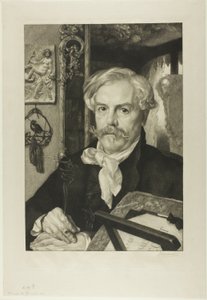 Porträt von Edmond de Goncourt