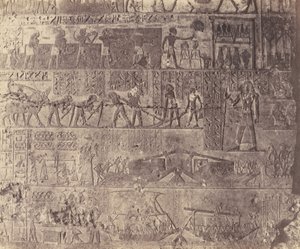 El-Kab élethya, Hypogäische Architektur - Grab von Phapé - Skulptur..., 1851-52, gedruckt 1853-54