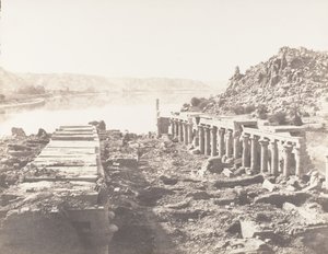 Ile de Fileh Philä, allgemeine Ansicht vom Punkt I, auf der Plattform