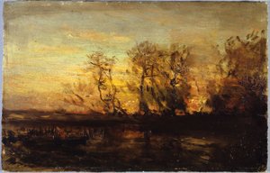 Sonnenuntergang, zwischen 1850 und 1860