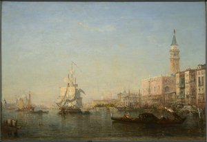 Der Große Kanal, Venedig von Félix Ziem