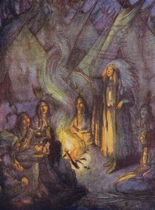Rothäute und ihre Wigwams von Flora White