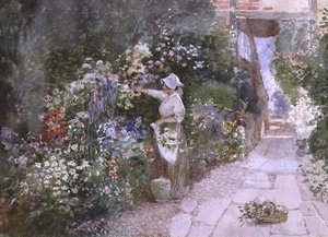 Blumen pflücken