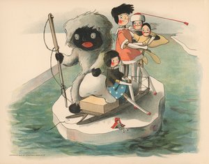 Illustration für The Golliwoggs Polar Adventures