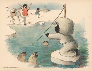 Illustration für Die Golliwoggs Polarabenteuer