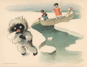 Illustration für Die Golliwoggs Polarabenteuer