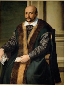 Porträt eines Mannes in einem Sessel von Florentine School