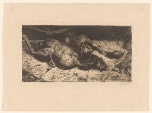 Gerupfte Hähne von Floris Verster (signed by artist)