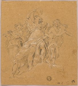 Engelmusiker von Follower of Francesco Monti