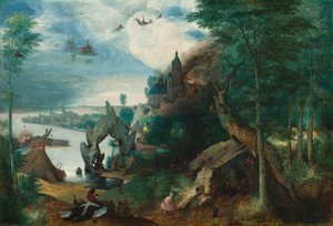 Die Versuchung des heiligen Antonius von Follower of Pieter Bruegel the Elder