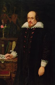 Porträt von William Shakespeare (1564-1616) 1849
