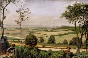 Blick von Shorn Ridgway, Kent, 1849 & 1873 von Ford Madox Brown