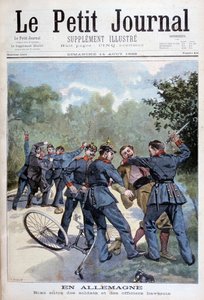 Eine Schlägerei zwischen deutschen Soldaten und bayerischen Offizieren, Deutschland