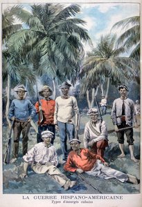 Aufständische Kubaner während des Spanisch-Amerikanischen Krieges, 1898