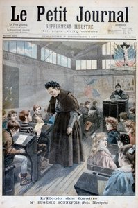 Mademoiselle Eugenie Bonnefois, Gründerin einer Schule für Kinder von Schaustellern, 1897