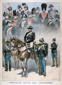 Neue Uniform der Gendarmen