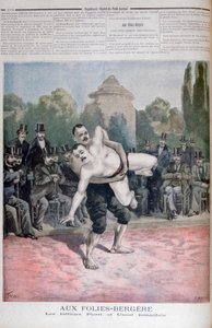 Die Ismaillolo-Brüder beim Ringen, Die Folies Bergère, 1895